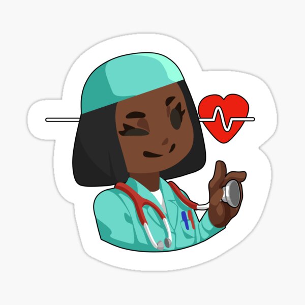 Winking Dr. Hart Sticker