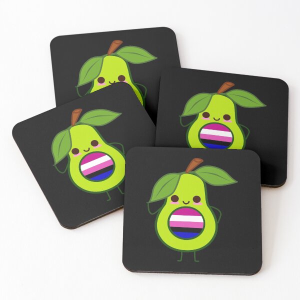 Item preview, Subtle Genderfluid Avocado. genderfluid avocado. genderfluid avocados designed and sold by tiredandbored.