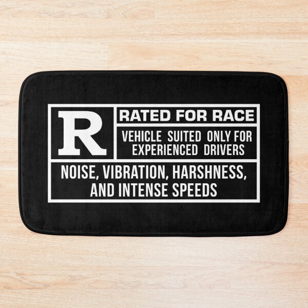 Item preview, Rated R For Race - Black/White designed and sold by TswizzleEG.