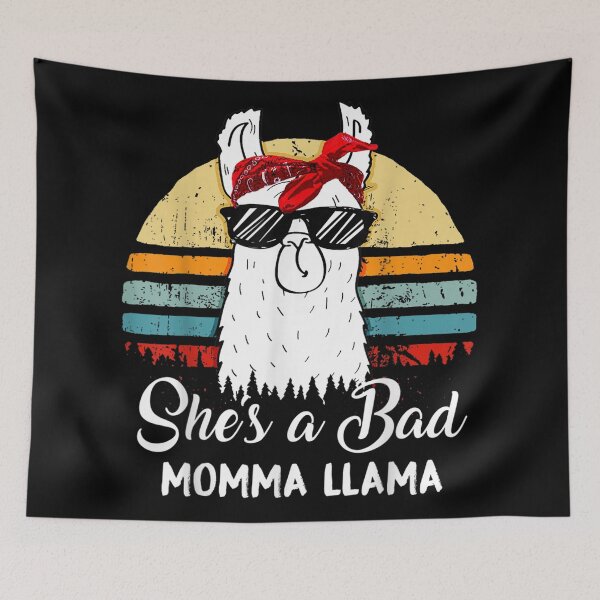 Item preview, All About Llamas, She Is a Bad Momma Llama Premium designed and sold by Zyphrost ★★★★★ (✔).