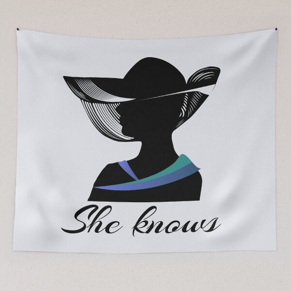Item preview, She knows designed and sold by Areashor.