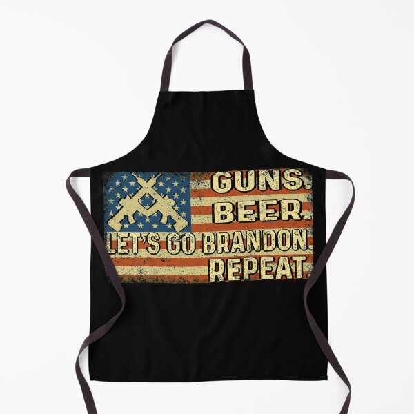 Item preview, Guns Beer Let's go Brandon Repeat, Lets go Brandon Tee designed and sold by GraphifyArt.