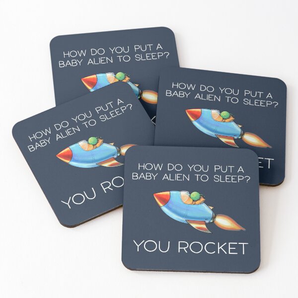 Item preview, How do you put a baby alien to sleep? You rocket designed and sold by cheezup.