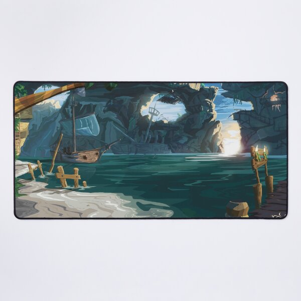 Sea Of Thieves Beautiful Lake Desk Mat