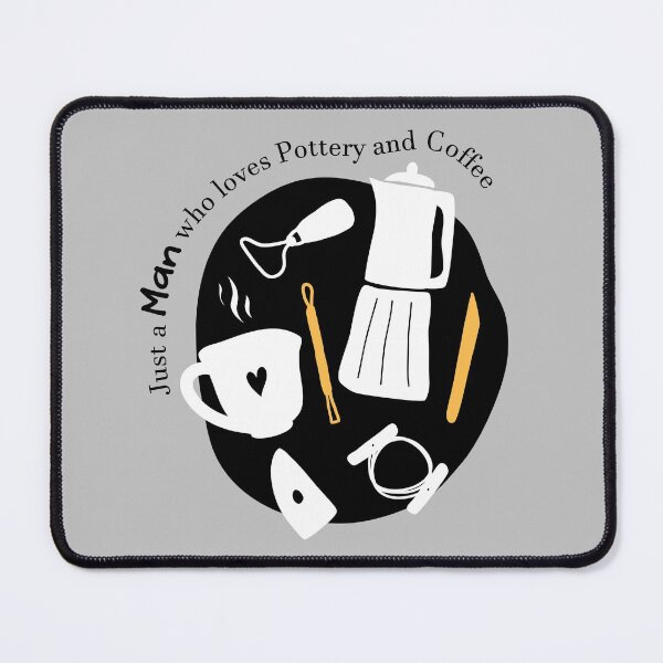 Item preview, Man who likes pottery and coffee designed and sold by Teequeque.