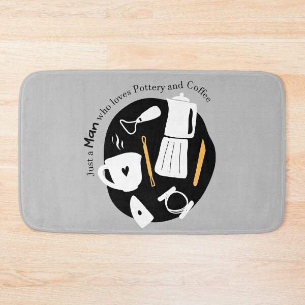 Item preview, Man who likes pottery and coffee designed and sold by Teequeque.