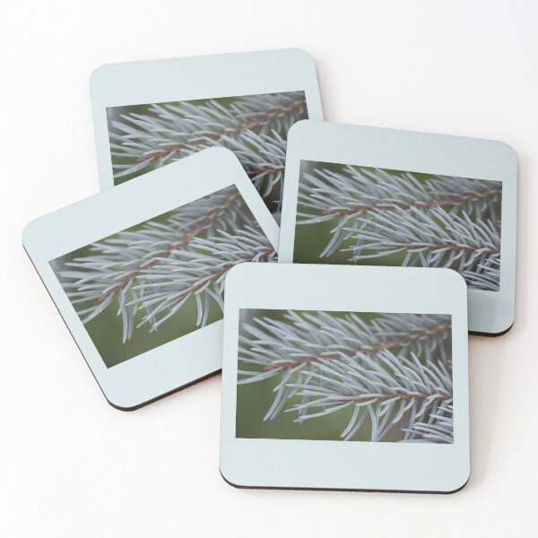 Item preview, Colorado Blue Spruce New Growth Tree Branch Evergreen Macro Photography designed and sold by JariHawk.