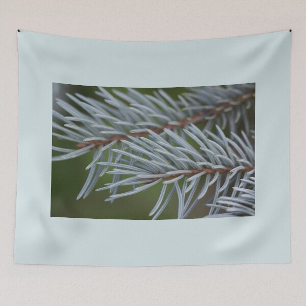 Item preview, Colorado Blue Spruce New Growth Tree Branch Evergreen Macro Photography designed and sold by JariHawk.