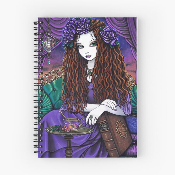 Item preview, Jolene Gothic Victorian Tea Time Fae Lantern Purple Roses designed and sold by Myka Jelina.