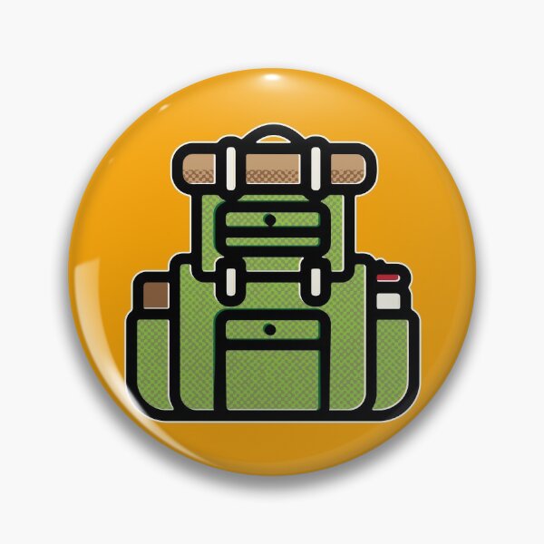 Item preview, Cool Hiking Backpack Retro Sticker designed and sold by roboticaldad.