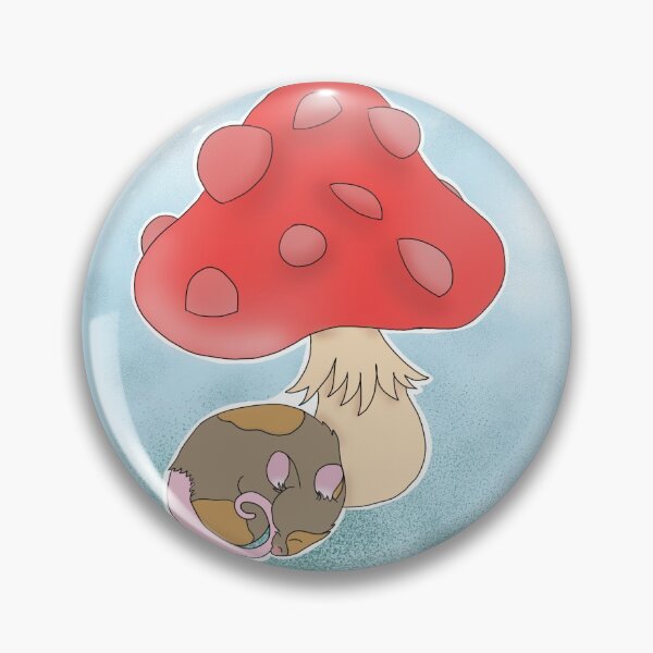 Item preview, Mouse Under a Mushroom designed and sold by CurlieGarden.