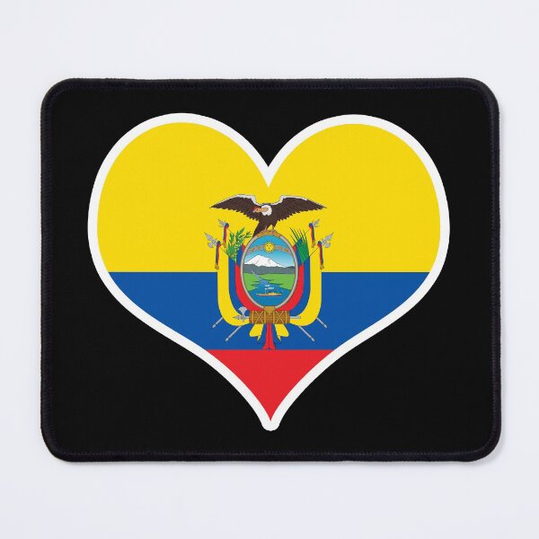 Item preview, Ecuador Flag Heart designed and sold by PKHalford.