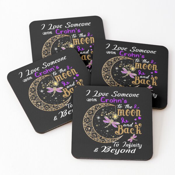Item preview, I Love Someone With Crohn's To The Moon And Back designed and sold by Adropine.