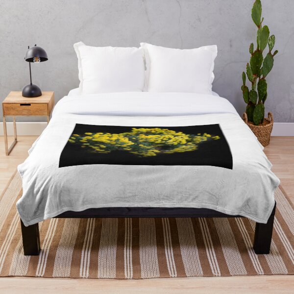 Item preview, Yellow flowers on balck background designed and sold by olena2552.