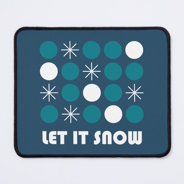 Item preview, Let It Snow, Bauhaus Inspired Abstract Snow Pattern designed and sold by D-Spot Shop.