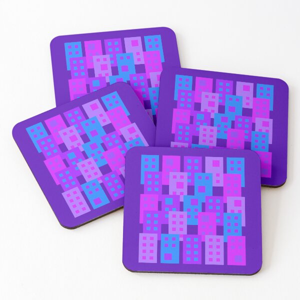 Item preview, Cute Little Pixel City designed and sold by rin3d .