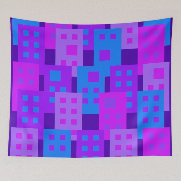 Item preview, Cute Little Pixel City designed and sold by rin3d .