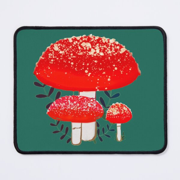 Item preview, Vibrant red mushroom designed and sold by AlbionTradeCo.