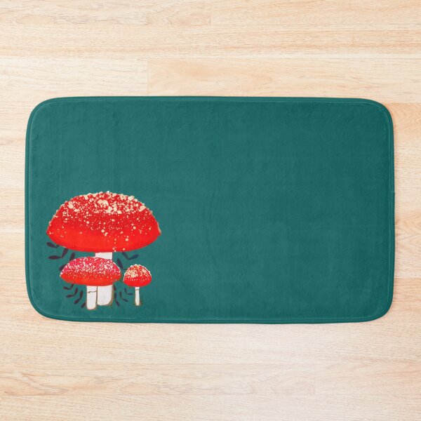 Item preview, Vibrant red mushroom designed and sold by AlbionTradeCo.