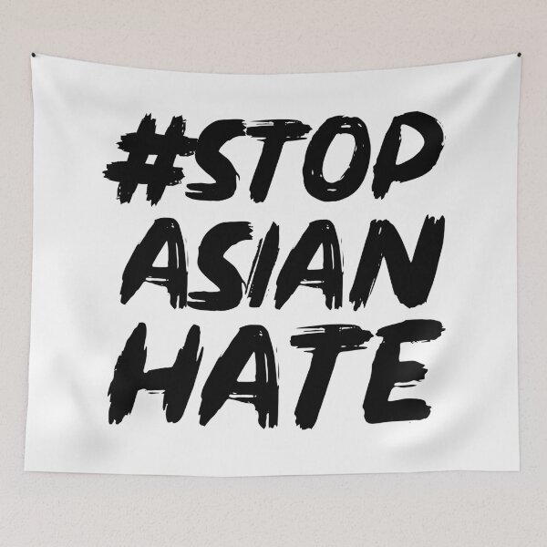 Item preview, #StopAsianHate #StopRacism #AAPI designed and sold by StickerbashCo.