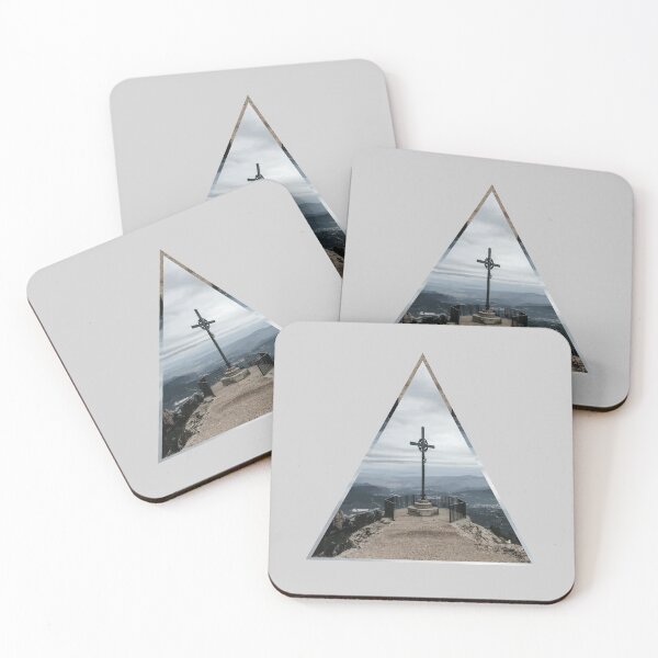 Item preview, Creu de Sant Miquel Montserrat Barcelona (Spain), triangle, photography inspired design designed and sold by mitevisuals.