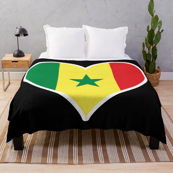Item preview, Senegal Flag Heart designed and sold by PKHalford.
