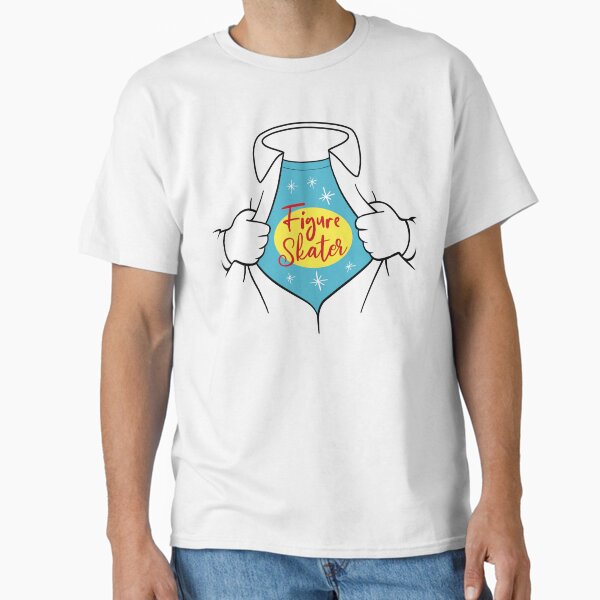 Item preview, Superhero Figure Skater (White Background) designed and sold by TripleTriple.