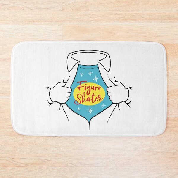 Item preview, Superhero Figure Skater (White Background) designed and sold by TripleTriple.