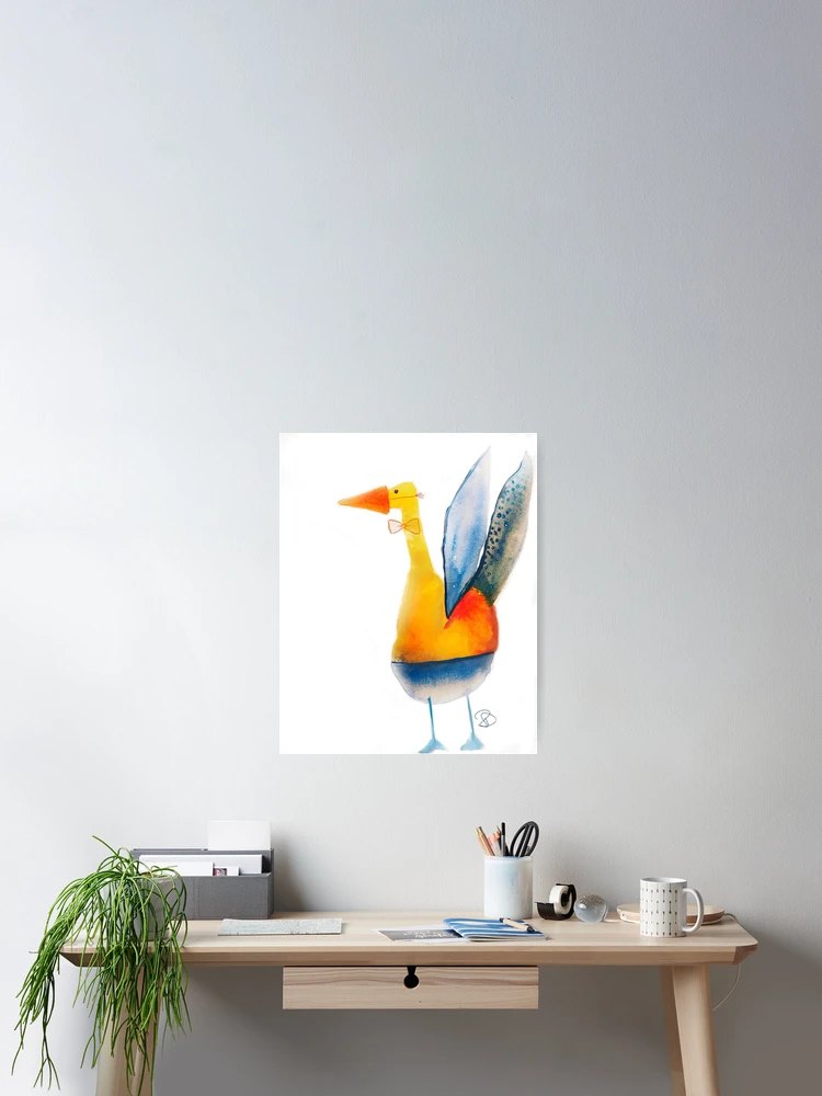 Thumbnail 2 of 3, Poster, Dapper Bird designed and sold by Ruth Day.