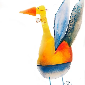 Artwork thumbnail, Dapper Bird by Ruth Day