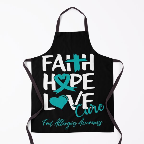 Item preview, Faith Hope Love Cure Food Allergies Awareness designed and sold by Grooffos.