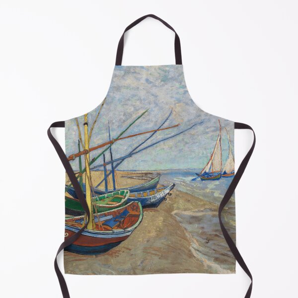Item preview, Fishing Boats on the Beach at Saintes-Maries designed and sold by amonarte.