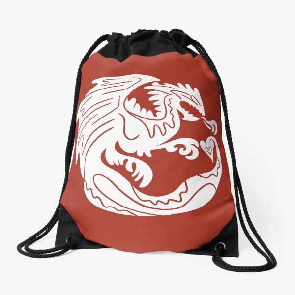 Dragon No Font Drawstring Bag