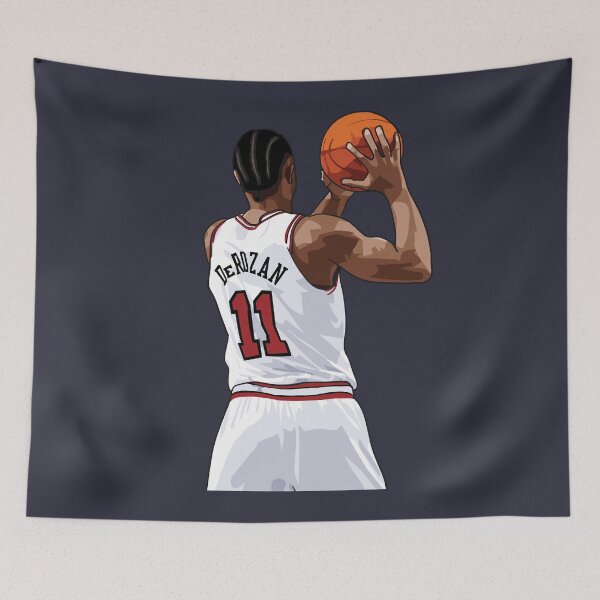 Item preview, DeMar DeRozan Vector Back Qiangy designed and sold by qiangdade.