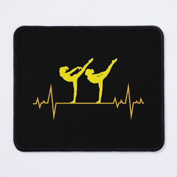 Item preview, Artistic Gymnastics Gymnast Heartbeat Pulse designed and sold by TastefulTees.
