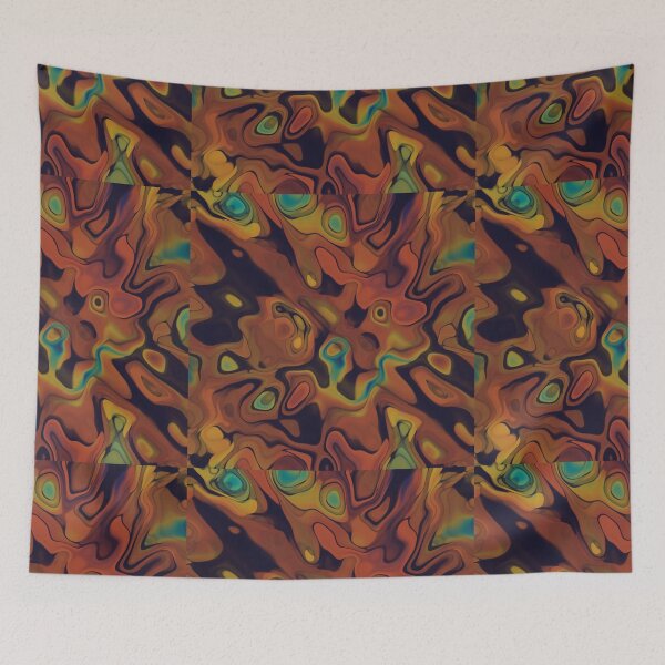 Item preview, Mystic Rainbow Liquid Colorful Art Design 2 designed and sold by Youpattern.