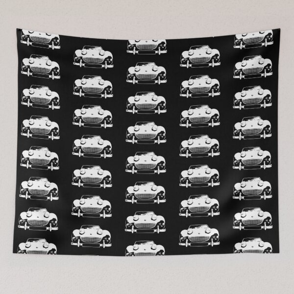 Item preview, Austin Healey Sprite British 1960s classic car monoblock white designed and sold by soitwouldseem.