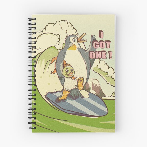 Item preview, Penguin Surfing designed and sold by piedaydesigns.