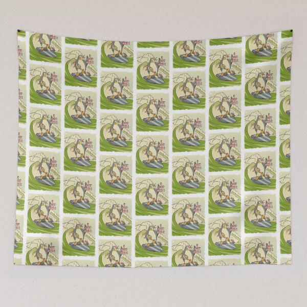 Item preview, Penguin Surfing designed and sold by piedaydesigns.