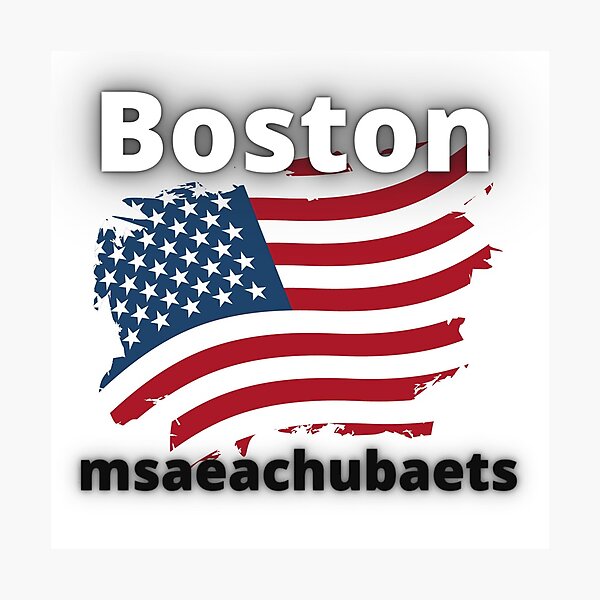 Item preview, Boston msaeachubaets designed and sold by Moosa Jutt.