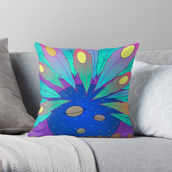 Feathers Throw Pillow