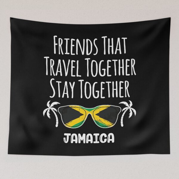 Item preview, Friends That Travel Together Jamaica Girls Trip graphic designed and sold by jakehughes2015.