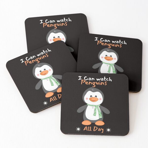 Item preview, I can watch Penguins all day - Cute baby penguin designed and sold by drawing-valley.