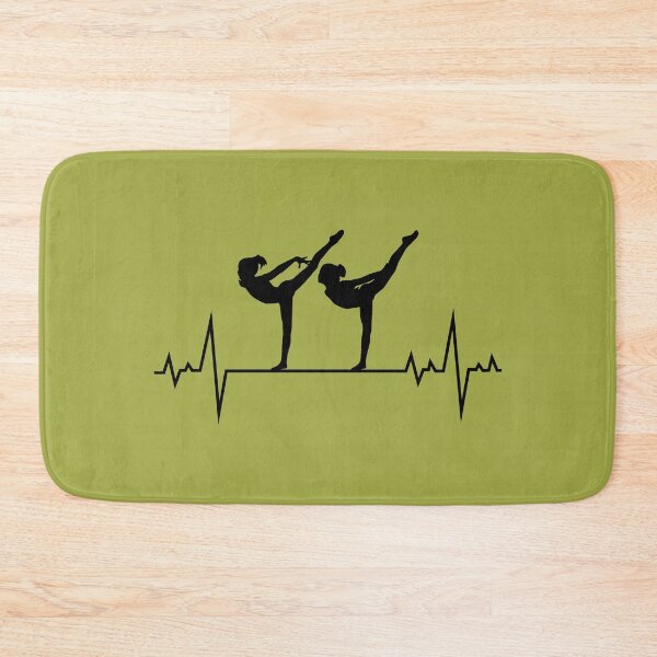 Item preview, Artistic Gymnastics Gymnast Heartbeat Pulse designed and sold by TastefulTees.