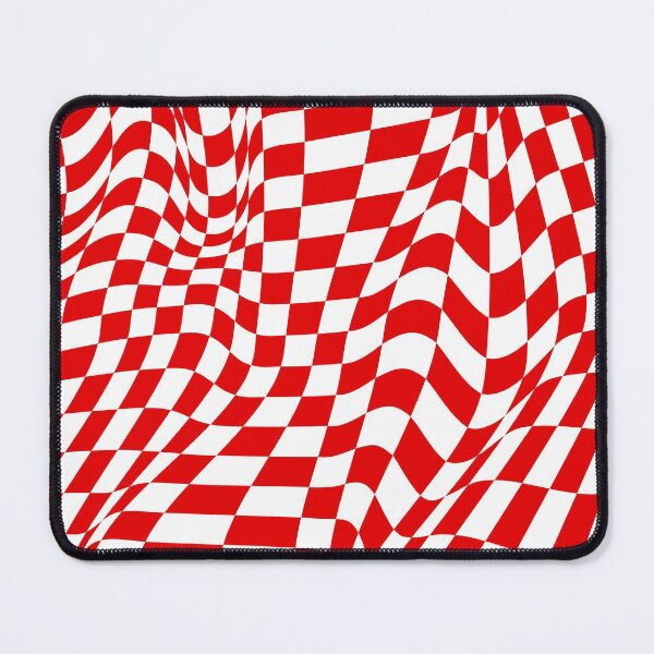 Item preview, Wavy Checkered Red Pattern  designed and sold by faithinkindness.