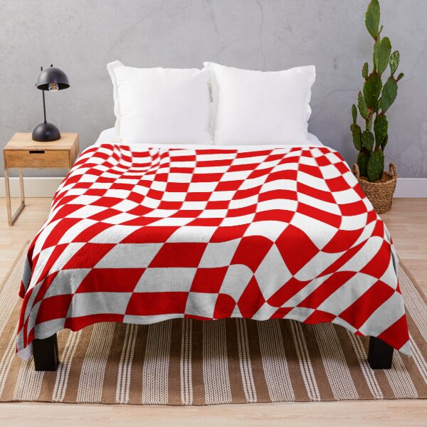 Item preview, Wavy Checkered Red Pattern designed and sold by faithinkindness.