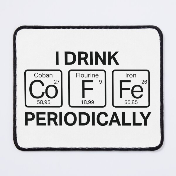 Item preview, I drink coffe periodically designed and sold by PopPosters.