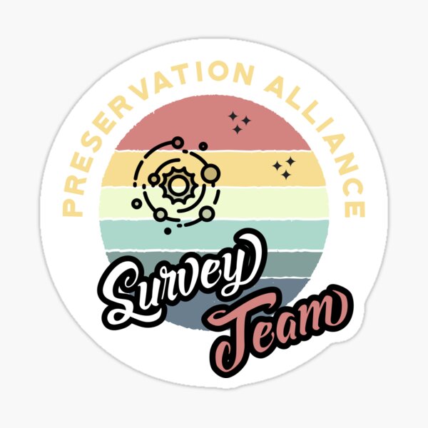 Murderbot Diaries Preservation Alliance Survey Team Sticker