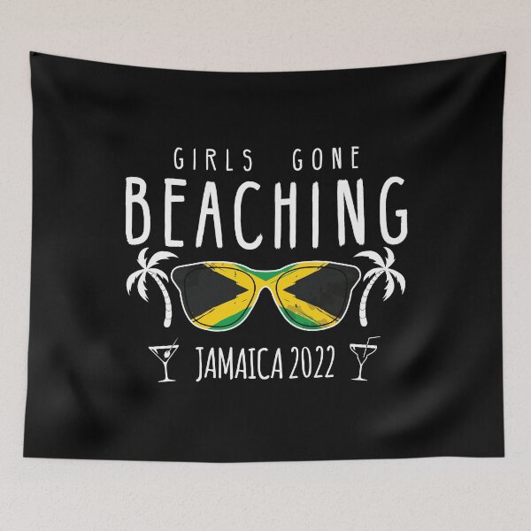 Item preview, Girls Gone Beaching Bachelorette Girls Trip Jamaica 2022 print designed and sold by jakehughes2015.