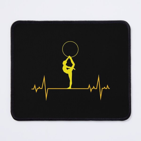 Item preview, Rhythmic gymnastics Hoop Gymnast Heartbeat Pulse designed and sold by TastefulTees.